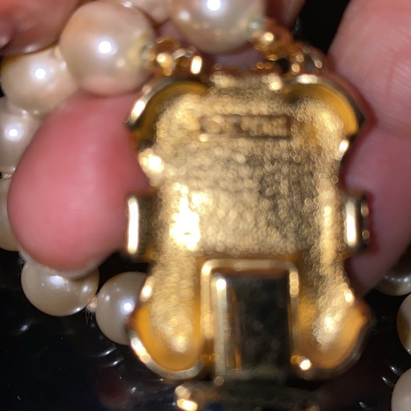 Vintage Erwin Pearl and Ónix two strand necklace - Picture 5 of 6